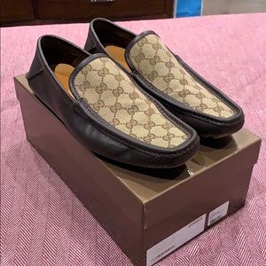 Men’s Gucci GG monogram driving loafers